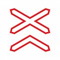 Дорожный знак 1.3.2 &amp;quot;Многопутная железная дорога&amp;quot;